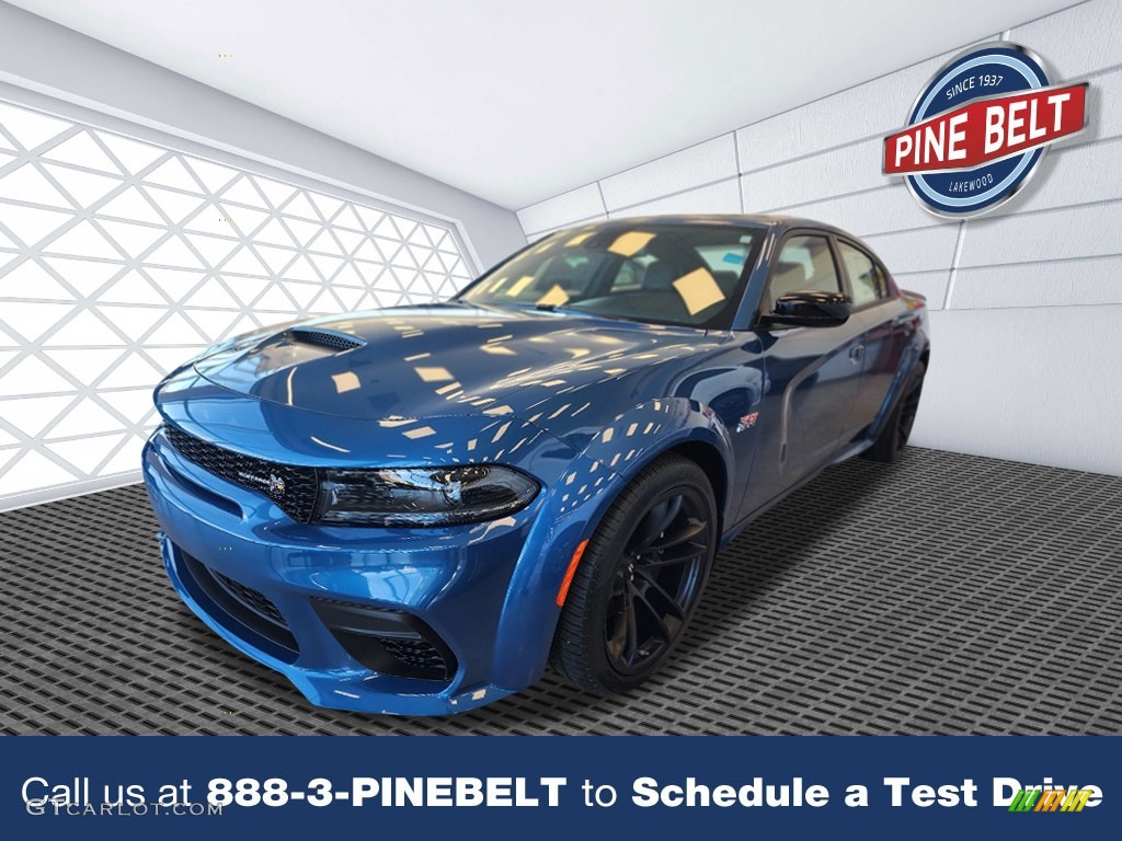 2023 Charger Scat Pack Widebody - Frostbite / Black photo #1