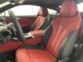 2024 BMW 8 Series Fiona Red/Black Interior Front Seat Photo
