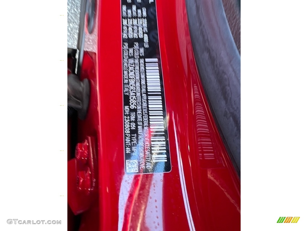 2024 Dodge Hornet GT Plus Track Pack/Blacktop AWD Color Code Photos