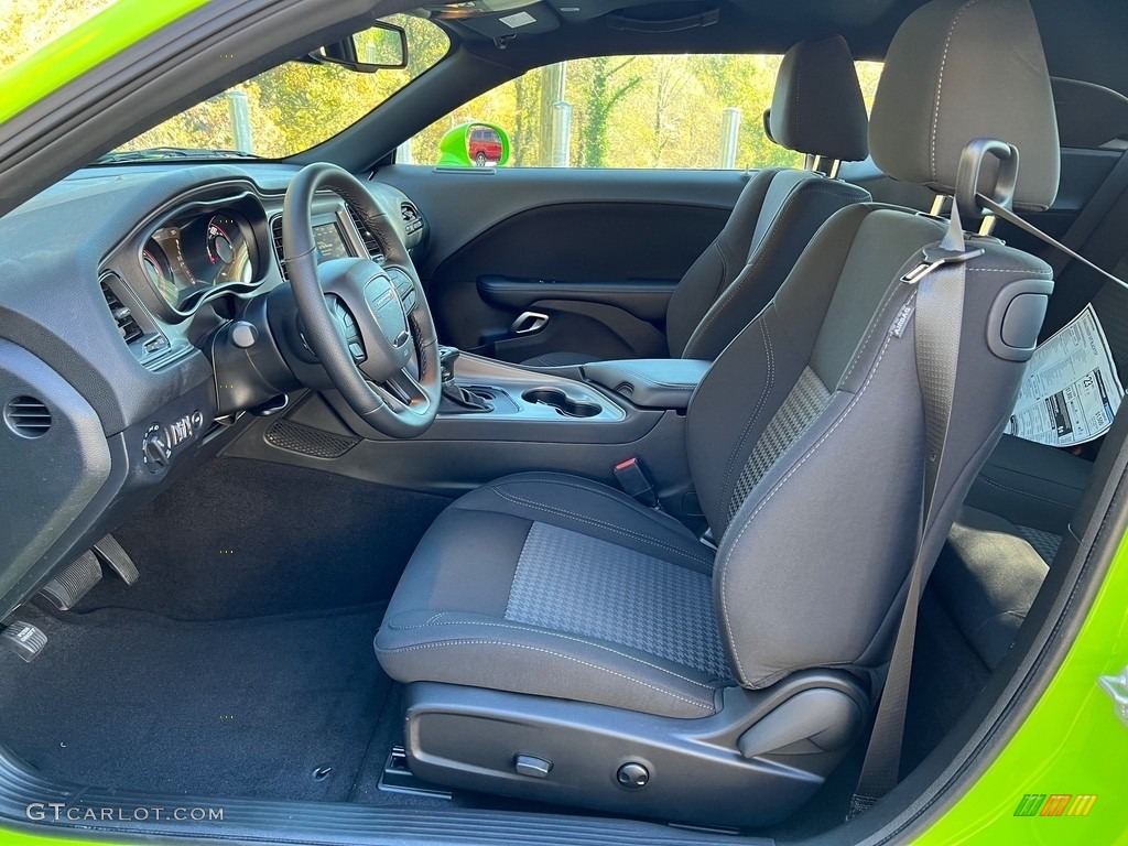 Black Interior 2023 Dodge Challenger SXT Blacktop Photo #146755062