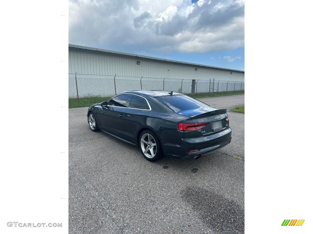 2018 A5 Premium Plus quattro Coupe - Manhattan Gray Metallic / Black photo #2