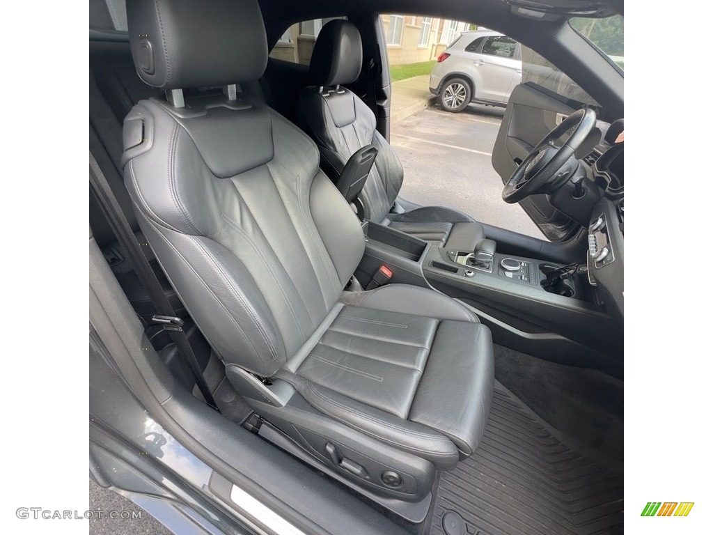 Black Interior 2018 Audi A5 Premium Plus quattro Coupe Photo #146755424