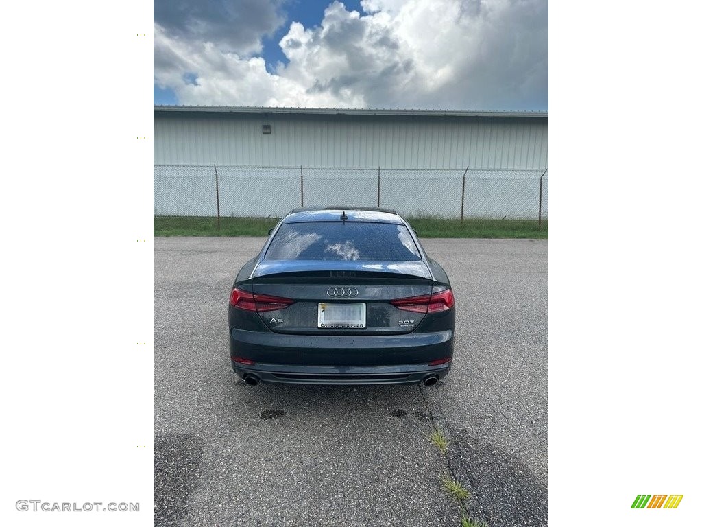 2018 A5 Premium Plus quattro Coupe - Manhattan Gray Metallic / Black photo #24