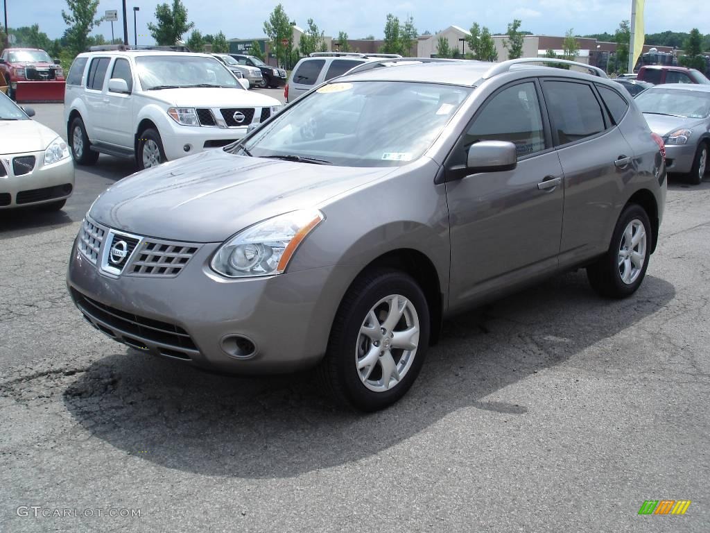 2008 Rogue SL AWD - Gotham Gray Metallic / Black photo #18