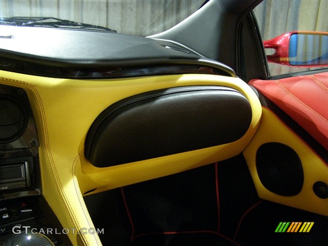 Red/Yellow Interior 1999 Lamborghini Diablo VT Roadster MOMO Limited Edition Photo #146768