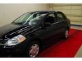 2009 Super Black Nissan Versa 1.8 S Sedan  photo #12