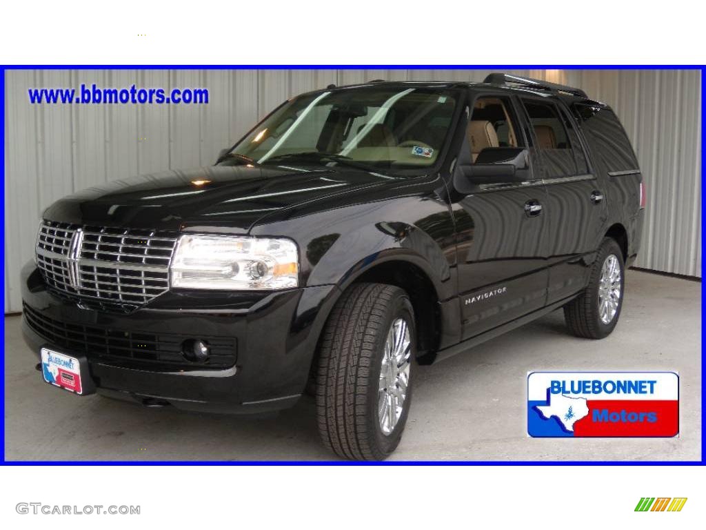 2008 Navigator Limited Edition - Black / Stone/Charcoal Black photo #1