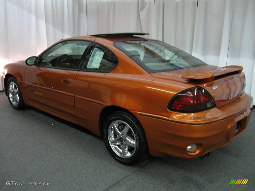 2003 Grand Am GT Coupe - Fusion Orange Metallic / Dark Pewter photo #4