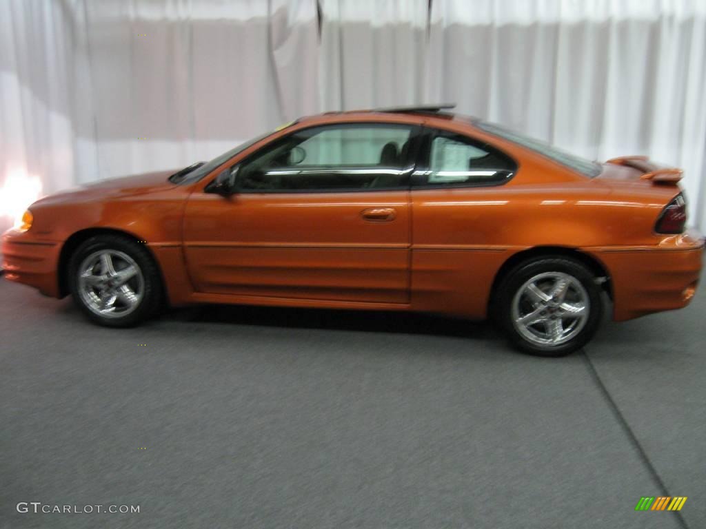 2003 Grand Am GT Coupe - Fusion Orange Metallic / Dark Pewter photo #5