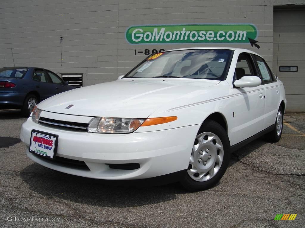 2000 L Series LS Sedan - Bright White / Gray photo #1