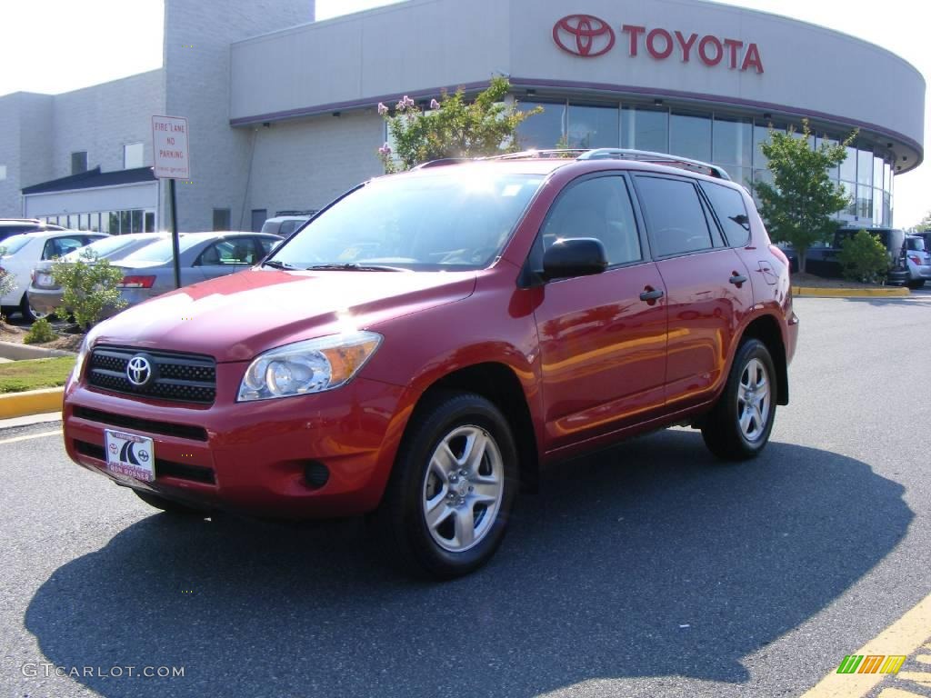 2007 RAV4 4WD - Barcelona Red Pearl / Taupe photo #1