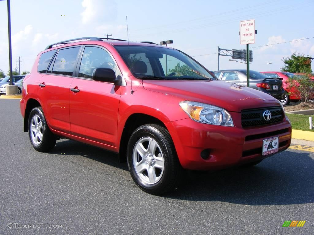 2007 RAV4 4WD - Barcelona Red Pearl / Taupe photo #2