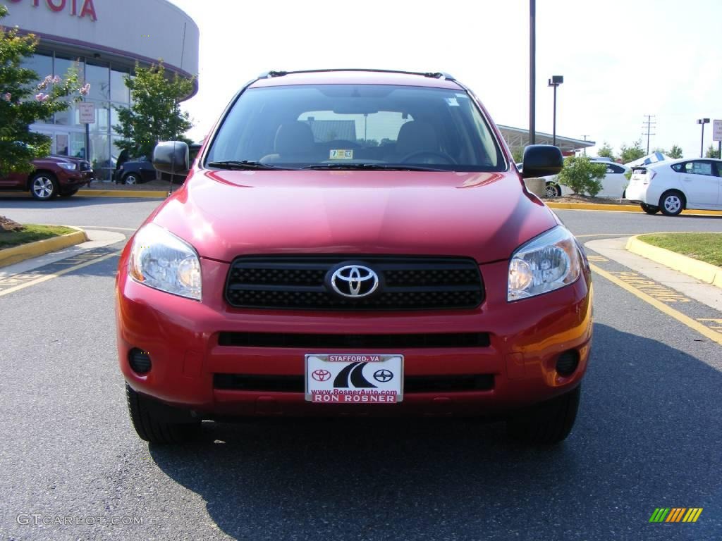 2007 RAV4 4WD - Barcelona Red Pearl / Taupe photo #15