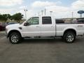 2010 White Platinum Tri-Coat Ford F250 Super Duty Lariat Crew Cab 4x4  photo #2