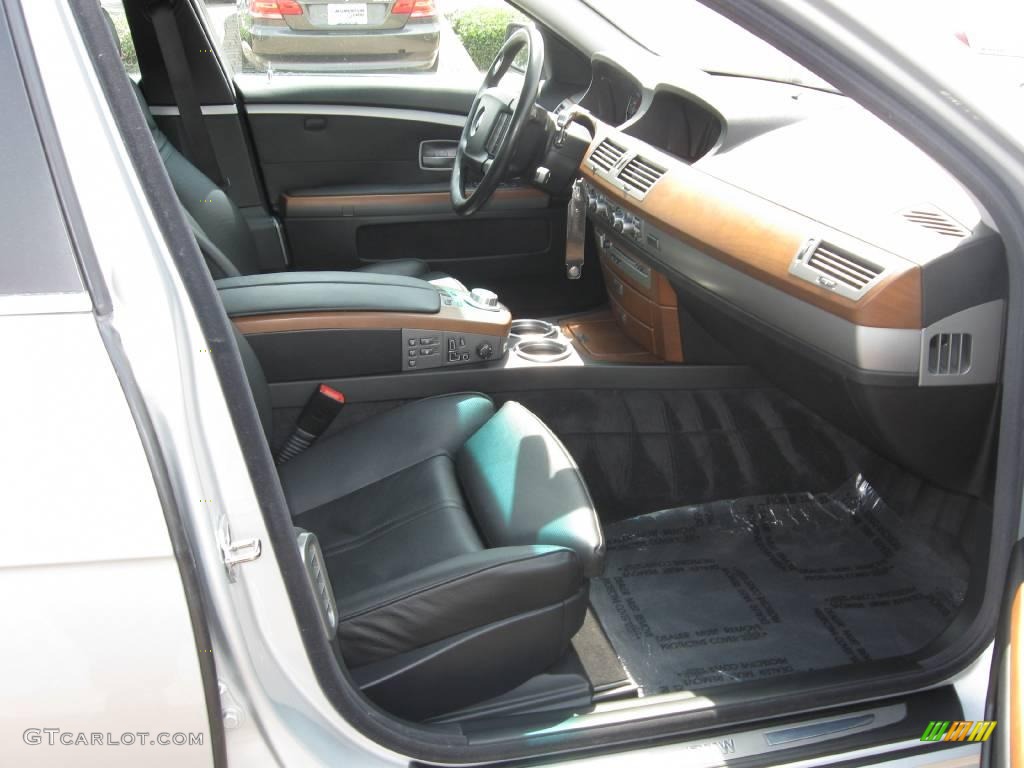 2006 7 Series 750Li Sedan - Titanium Silver Metallic / Black/Black photo #14