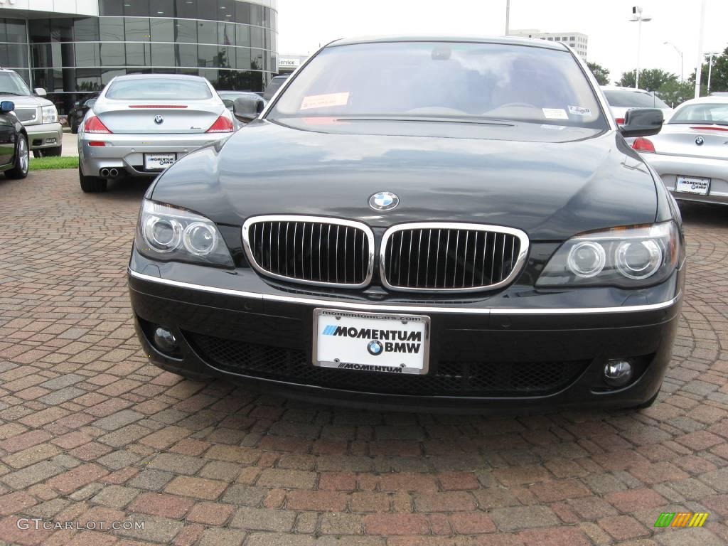 2006 7 Series 750Li Sedan - Jet Black / Dark Beige/Beige III photo #3