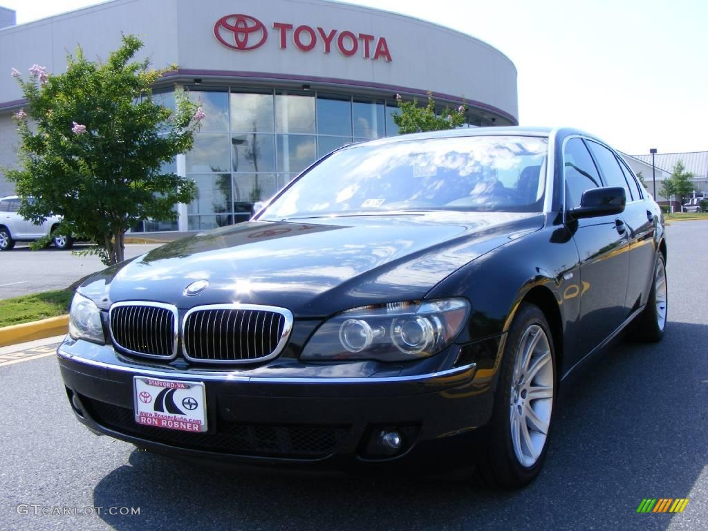 2006 7 Series 750Li Sedan - Jet Black / Black/Black photo #1