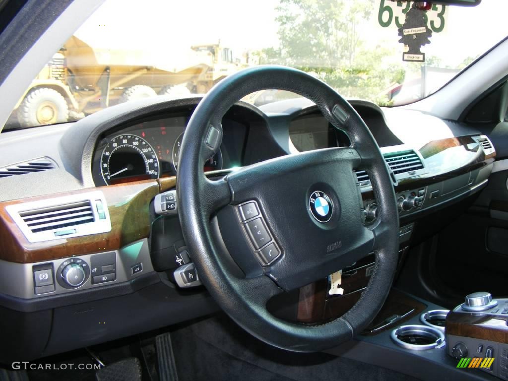 2006 7 Series 750Li Sedan - Jet Black / Black/Black photo #5