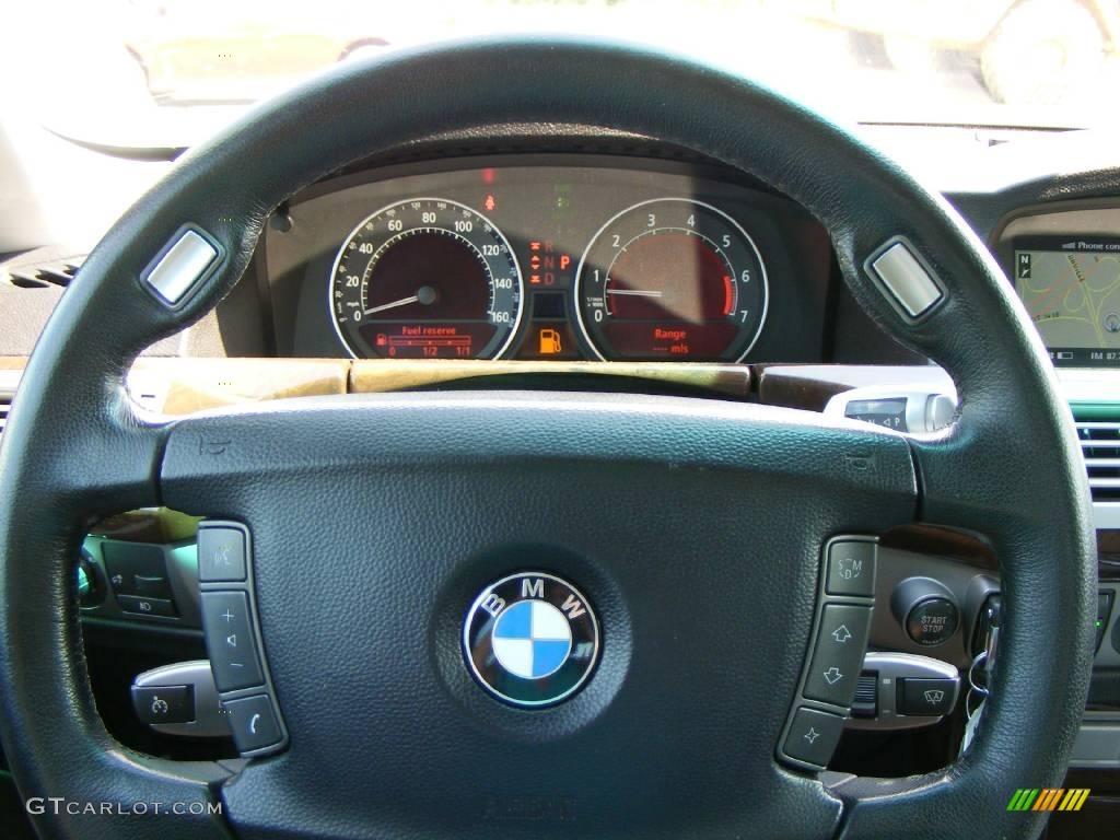 2006 7 Series 750Li Sedan - Jet Black / Black/Black photo #9
