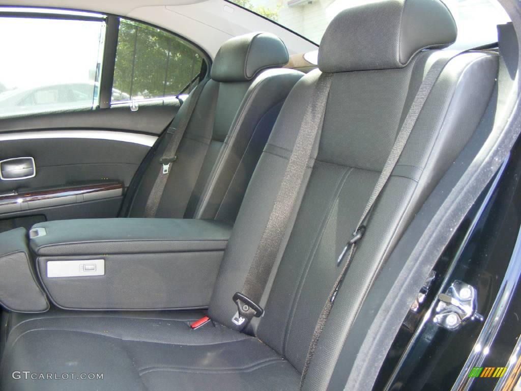 2006 7 Series 750Li Sedan - Jet Black / Black/Black photo #21