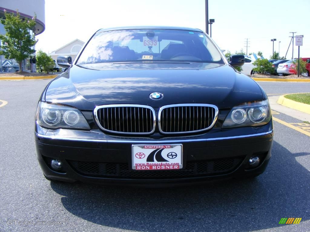2006 7 Series 750Li Sedan - Jet Black / Black/Black photo #24