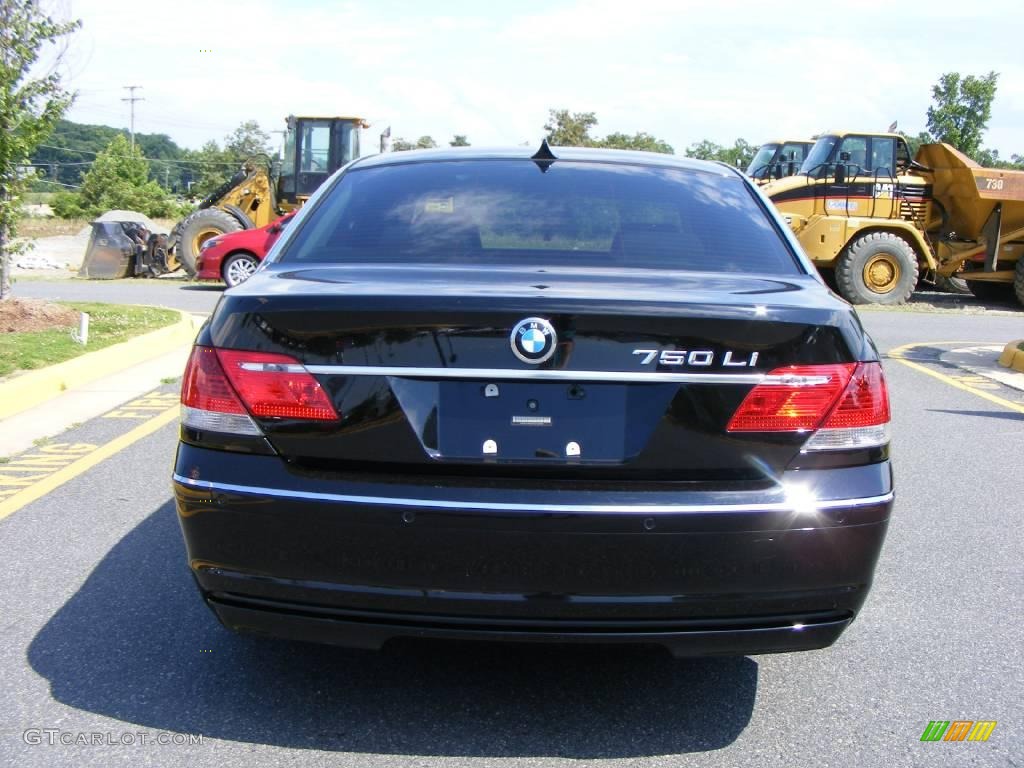 2006 7 Series 750Li Sedan - Jet Black / Black/Black photo #26