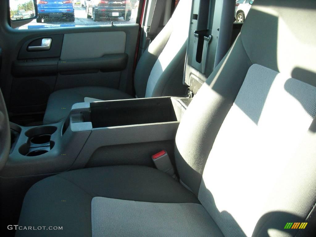 2003 Expedition XLT - Laser Red Tinted Metallic / Flint Grey photo #23