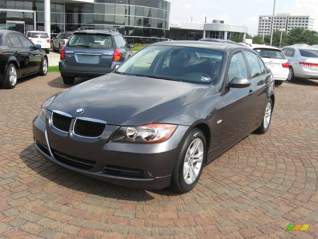 2008 3 Series 328i Sedan - Sparkling Graphite Metallic / Black photo #2