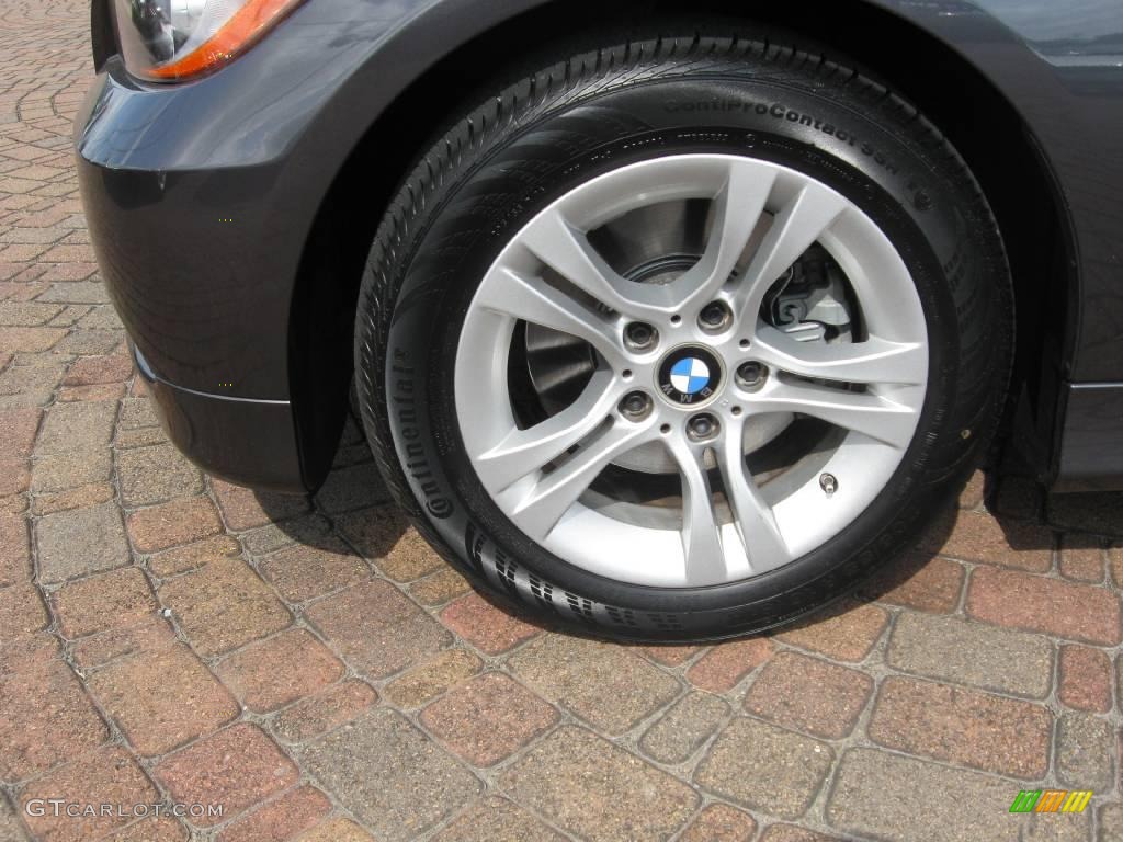 2008 3 Series 328i Sedan - Sparkling Graphite Metallic / Black photo #6