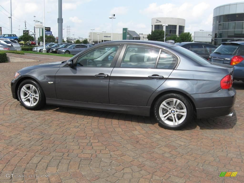 2008 3 Series 328i Sedan - Sparkling Graphite Metallic / Black photo #7