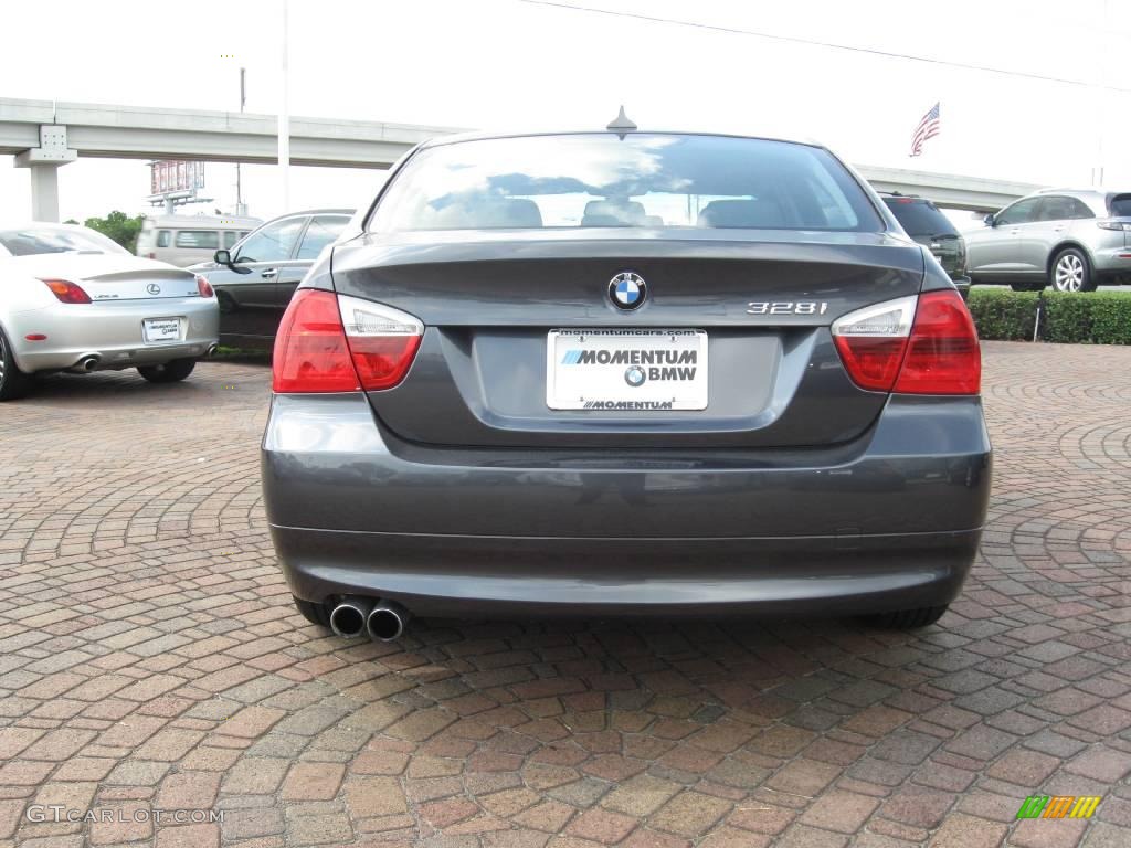 2008 3 Series 328i Sedan - Sparkling Graphite Metallic / Black photo #10