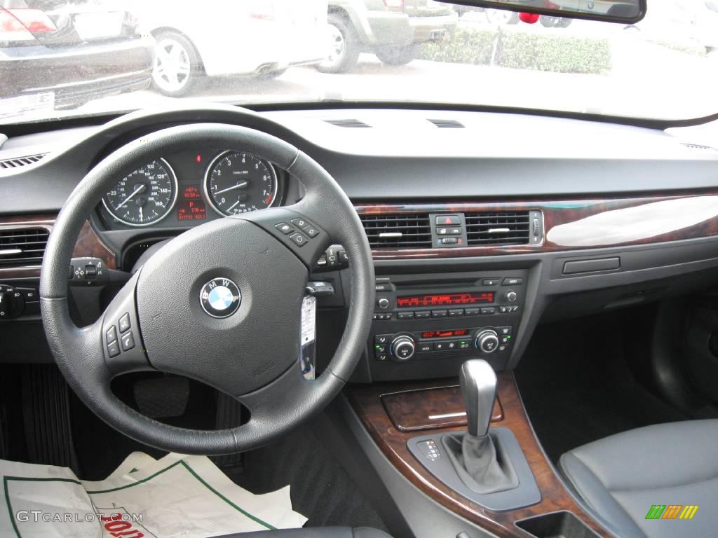 2008 3 Series 328i Sedan - Sparkling Graphite Metallic / Black photo #23