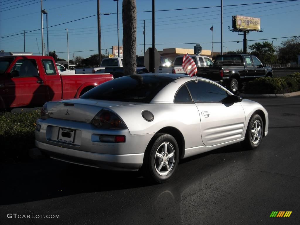 2003 Eclipse RS Coupe - Sterling Silver Metallic / Midnight photo #3