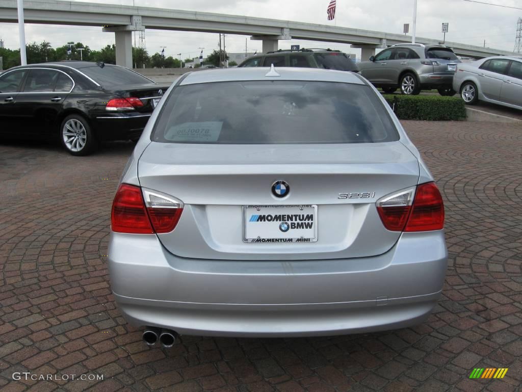 2008 3 Series 328i Sedan - Titanium Silver Metallic / Black photo #9