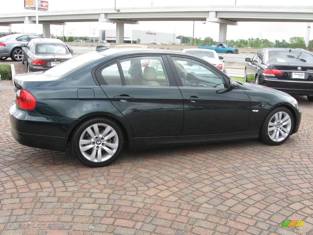 2008 3 Series 328i Sedan - Deep Green Metallic / Beige photo #12