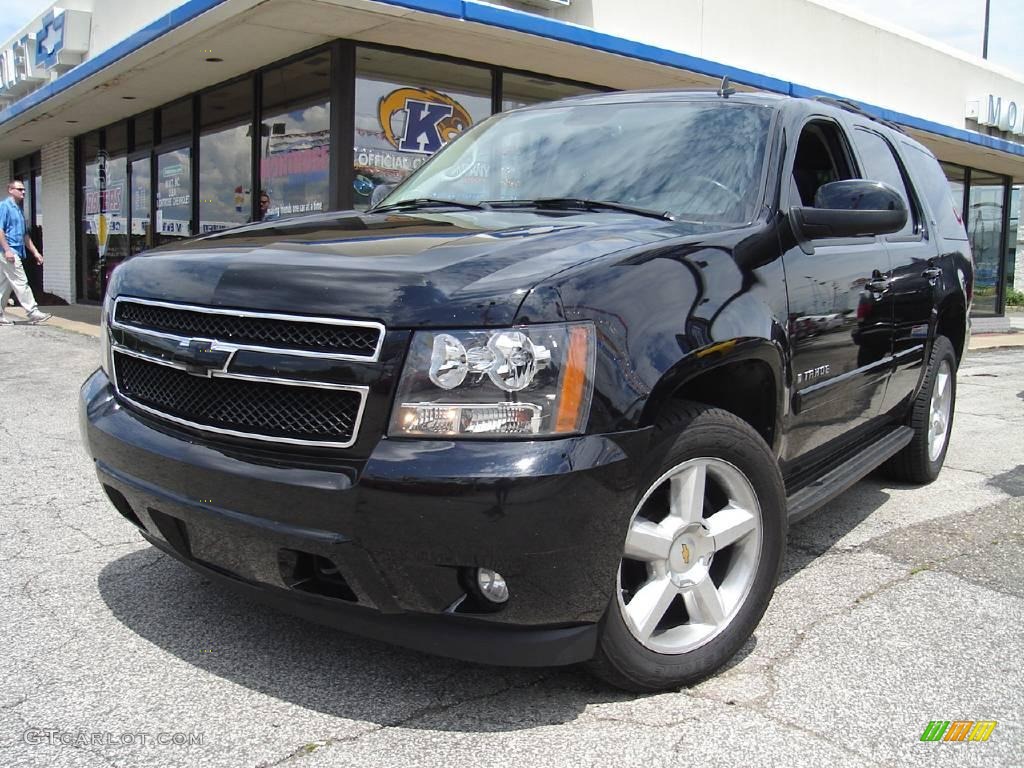 2007 Tahoe LTZ 4x4 - Black / Ebony photo #1