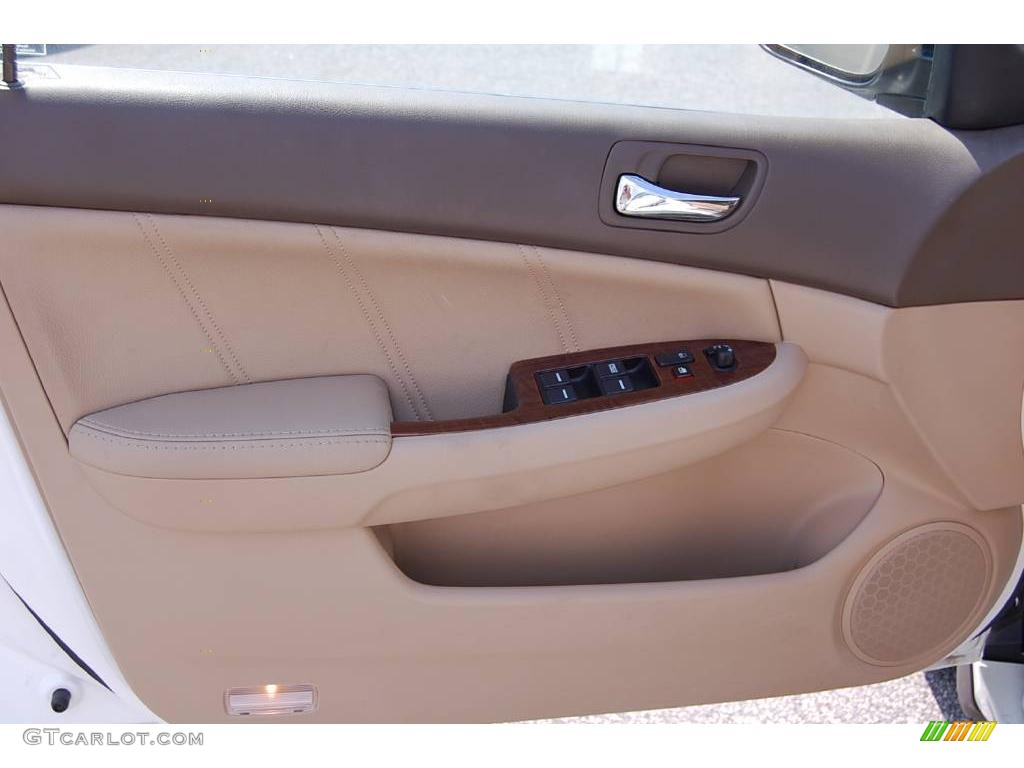 2006 Accord EX-L V6 Sedan - Taffeta White / Ivory photo #6