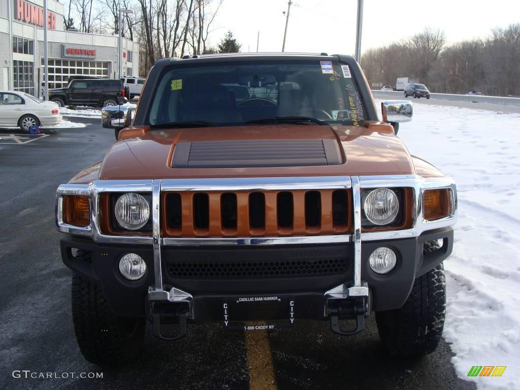 2007 H3 X - Desert Orange Metallic / Ebony Black photo #2