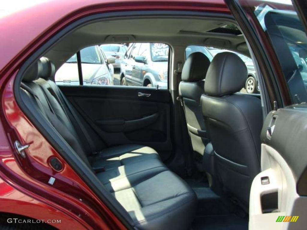 2006 Accord EX-L Sedan - Redondo Red Pearl / Black photo #12