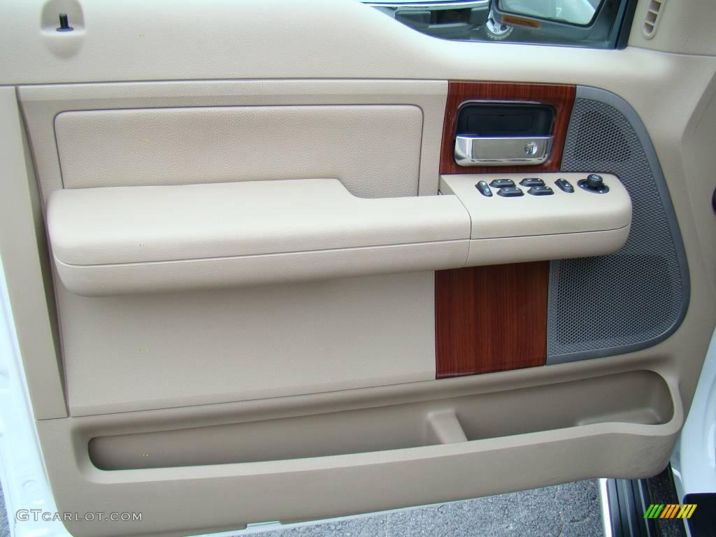 2006 F150 Lariat SuperCab 4x4 - Oxford White / Tan photo #16