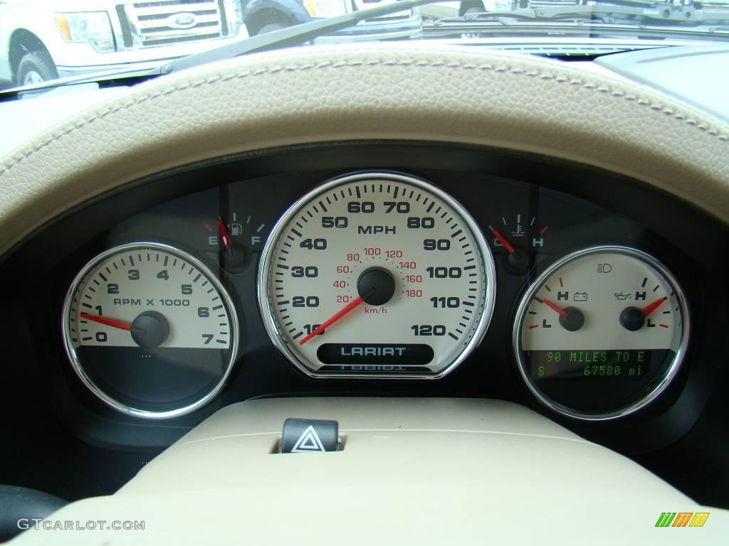 2006 F150 Lariat SuperCab 4x4 - Oxford White / Tan photo #18