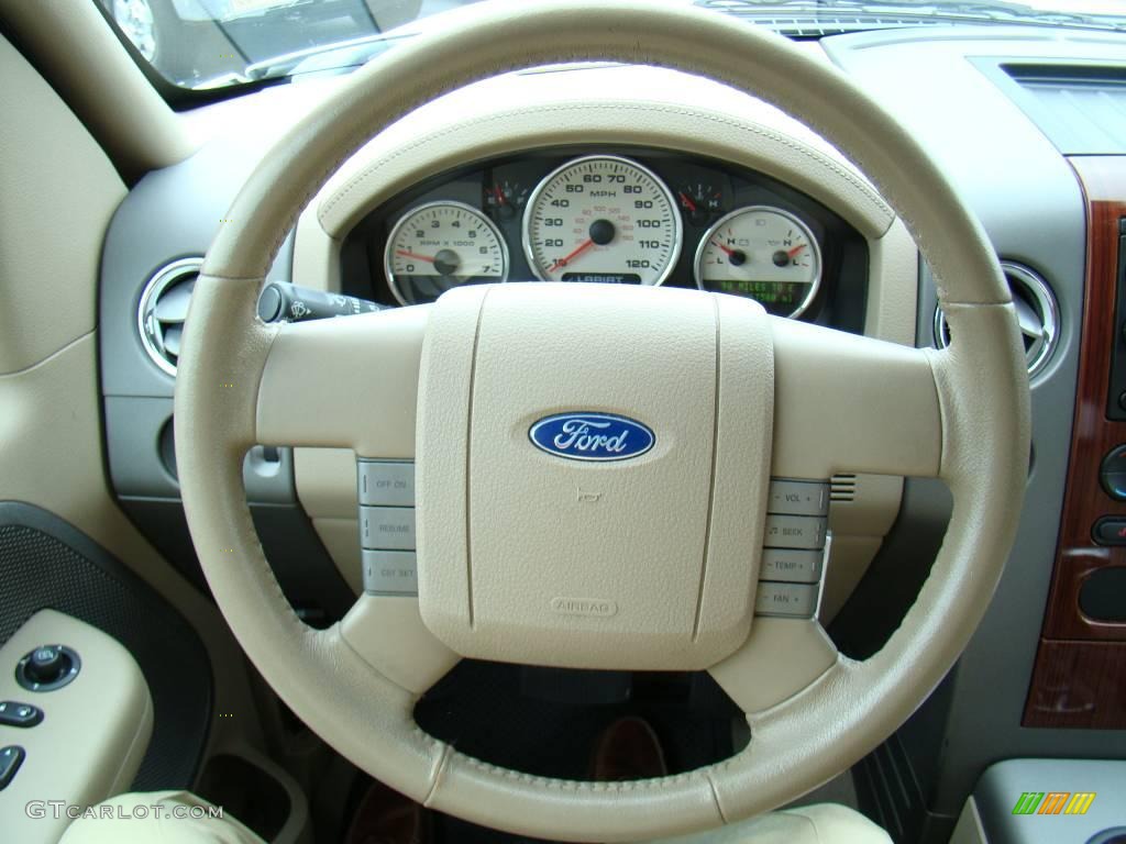 2006 F150 Lariat SuperCab 4x4 - Oxford White / Tan photo #19