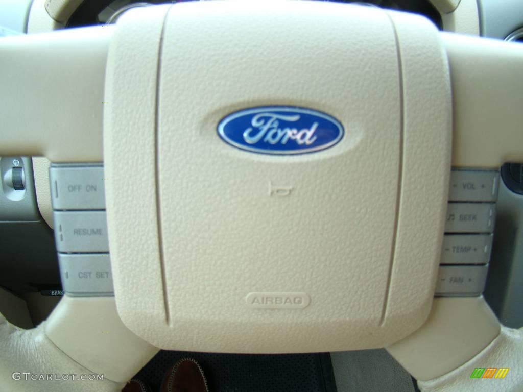 2006 F150 Lariat SuperCab 4x4 - Oxford White / Tan photo #25