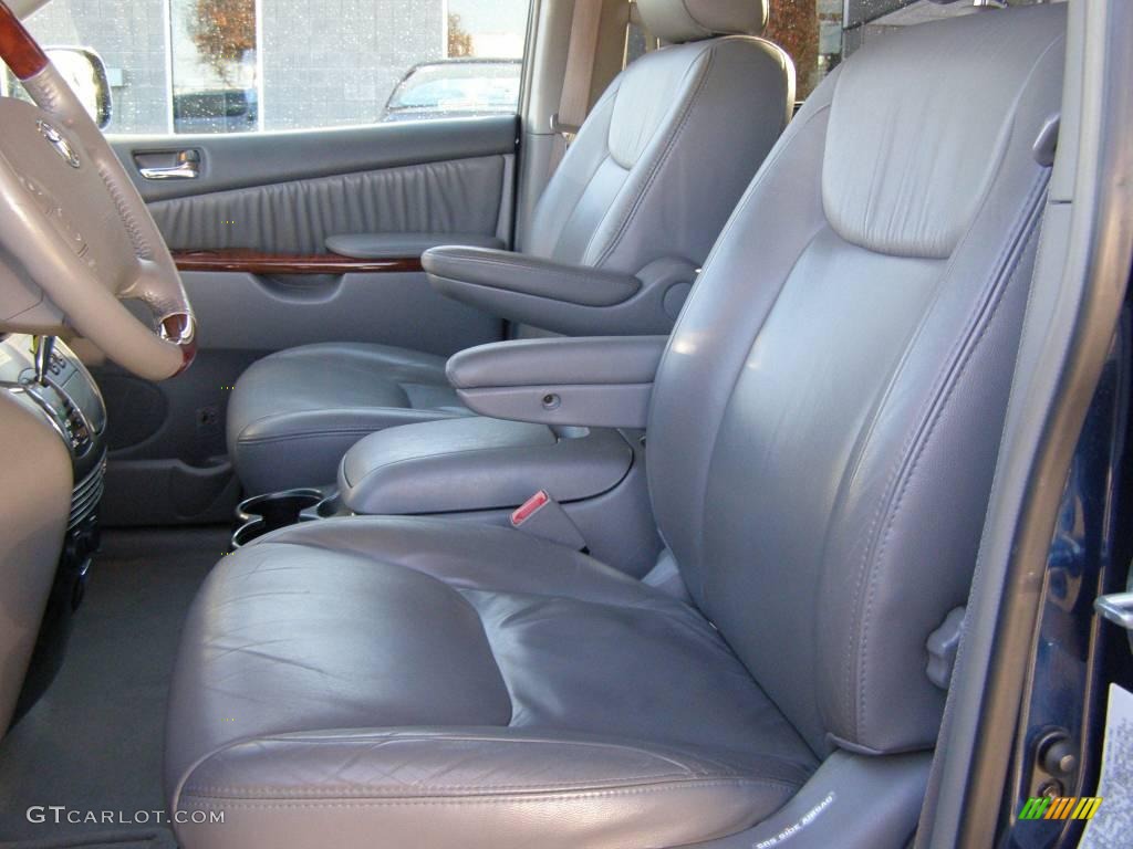 2004 Sienna XLE Limited - Stratosphere Mica / Stone Gray photo #10