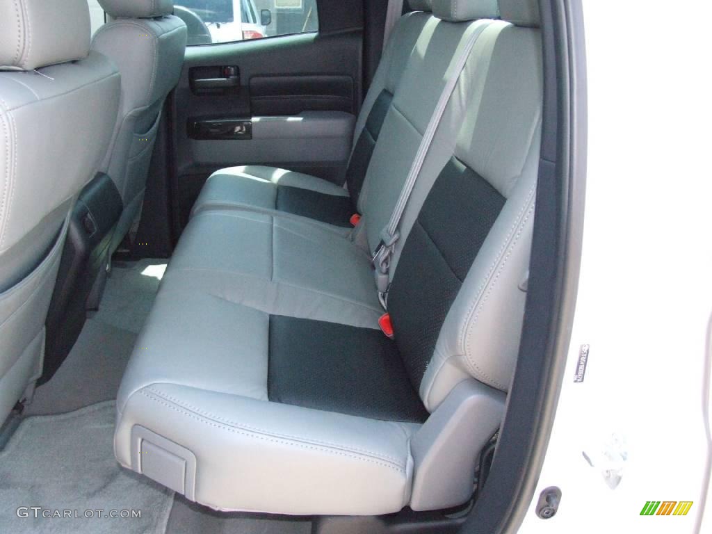 2008 Tundra SR5 Double Cab - Super White / Graphite Gray photo #11