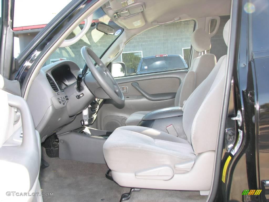 2005 Tundra SR5 Double Cab - Black / Dark Gray photo #8