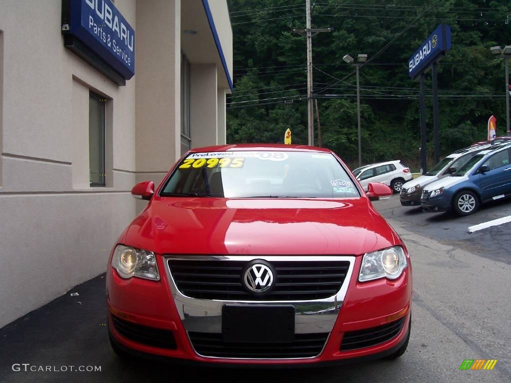 2008 Passat Turbo Sedan - Tornado Red / Black photo #7