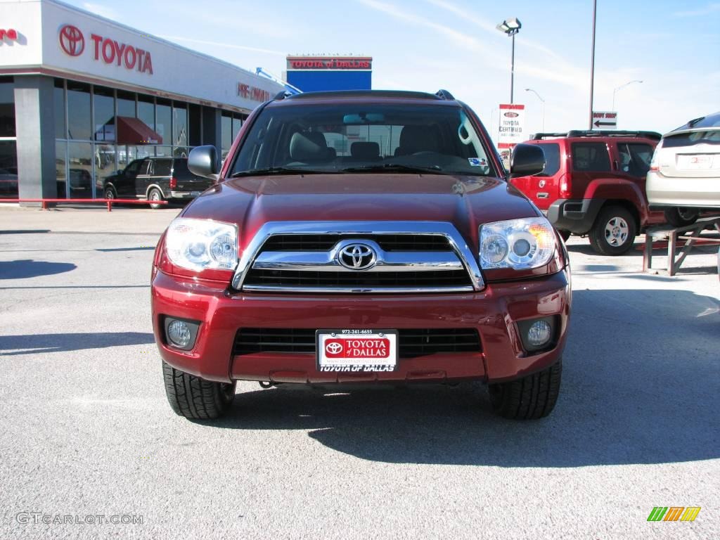 2006 4Runner SR5 - Salsa Red Pearl / Stone Gray photo #3