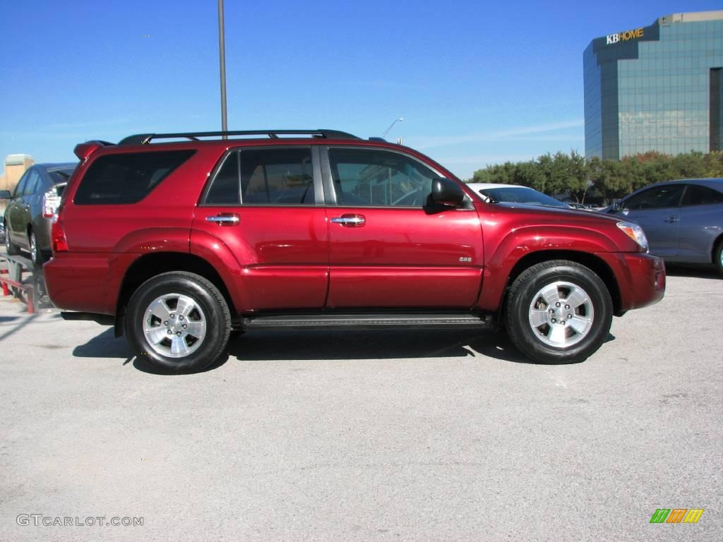 2006 4Runner SR5 - Salsa Red Pearl / Stone Gray photo #5