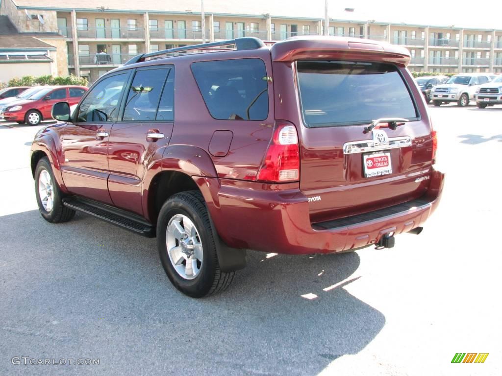 2006 4Runner SR5 - Salsa Red Pearl / Stone Gray photo #7